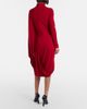 Stella McCartney Stella McCartney Caped crÃªpe jersey minidress - 6