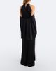 Stella McCartney Stella McCartney Caped satin halterneck gown - 6