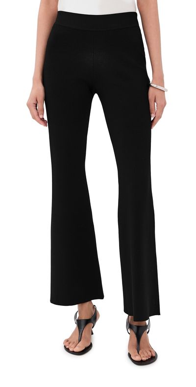 Stella McCartney Stella McCartney Compact Knit Iconic Trousers Black