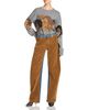 Stella Mccartney Stella McCartney Corduroy Mixed Curved Jeans in Mix Denim and Corduroy - 2