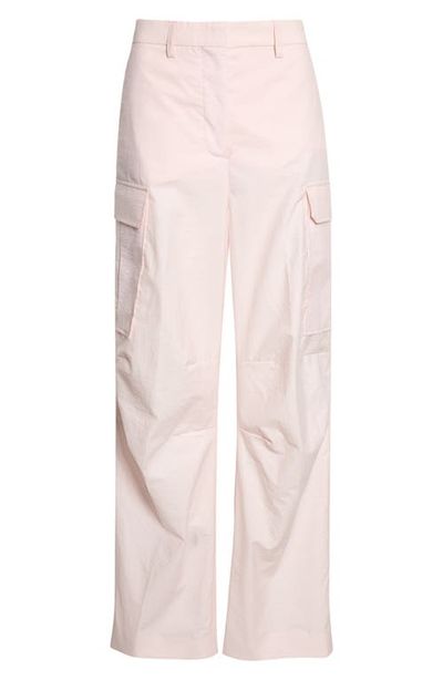 Stella McCartney Stella McCartney Cotton & Nylon Wide Leg Cargo Pants