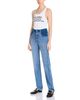 Stella Mccartney Stella McCartney Cotton Corduroy Trim Slim Leg Jeans in Mix Denim/Corduroy - 6