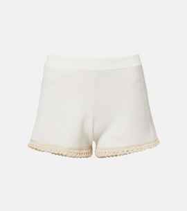 Stella McCartney Stella McCartney Crochet cotton shorts