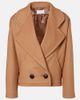Stella McCartney Stella McCartney Cropped wool peacoat - 1