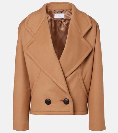 Stella McCartney Stella McCartney Cropped wool peacoat