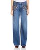 Stella Mccartney Stella McCartney Crystal Embellished Straight Jeans in Mid Blue Vintage - 1
