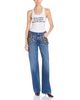 Stella Mccartney Stella McCartney Crystal Embellished Straight Jeans in Mid Blue Vintage - 2