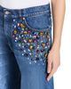 Stella Mccartney Stella McCartney Crystal Embellished Straight Jeans in Mid Blue Vintage - 5