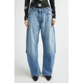 Stella McCartney Stella McCartney Deconstructed Curved Barrel Leg Jeans
