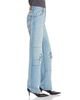 Stella Mccartney Stella McCartney Distressed Patch Straight Jeans in Mid Blue - 4