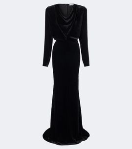 Stella McCartney Stella McCartney Draped velvet gown