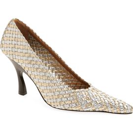 Stella McCartney Stella McCartney Elsa Woven Pointed Toe Pump