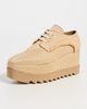 Stella McCartney Stella McCartney Elyse Allover Woven Raffia Sneakers Natural - 2