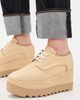 Stella McCartney Stella McCartney Elyse Allover Woven Raffia Sneakers Natural - 3