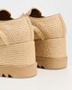 Stella McCartney Stella McCartney Elyse Allover Woven Raffia Sneakers Natural - 4