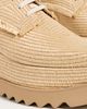 Stella McCartney Stella McCartney Elyse Allover Woven Raffia Sneakers Natural - 6