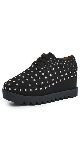 Stella McCartney Stella McCartney Elyse Alter Suede Sneakers Black