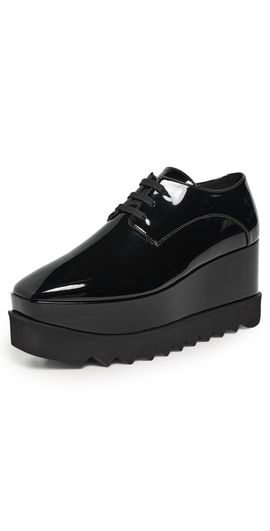 Stella McCartney Stella McCartney Elyse Patent Alter Mat Sneakers Black