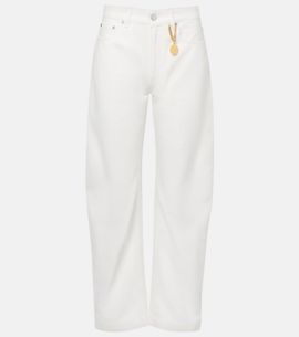 Stella McCartney Stella McCartney Embellished barrel-leg jeans