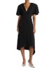Stella Mccartney Stella McCartney Envers Satin Matt Side V Neck Dress - 1