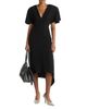 Stella Mccartney Stella McCartney Envers Satin Matt Side V Neck Dress - 2