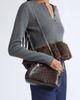 Stella McCartney Stella McCartney Falabella Croc Embossed Faux Leather Soft Clutch - 2