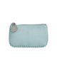 Stella McCartney Stella McCartney Falabella Eco Shaggy Deer Key Pouch Ice Blue One - 1
