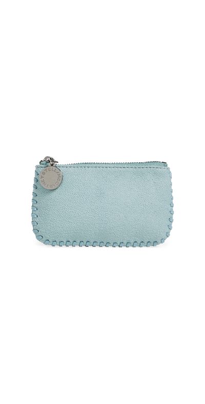 Stella McCartney Stella McCartney Falabella Eco Shaggy Deer Key Pouch Ice Blue One