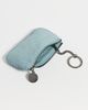 Stella McCartney Stella McCartney Falabella Eco Shaggy Deer Key Pouch Ice Blue One - 5