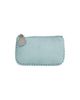 Stella McCartney Stella McCartney Falabella Eco Shaggy Deer Key Pouch Ice Blue One - 6