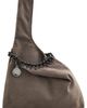Stella McCartney Stella McCartney Falabella Faux Suede Wristlet Bag dark taupe One - 1