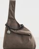 Stella McCartney Stella McCartney Falabella Faux Suede Wristlet Bag dark taupe One - 2