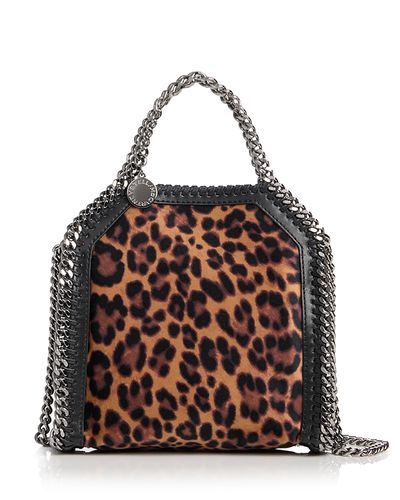 Stella Mccartney Stella McCartney Falabella Leopard Print Tiny Tote