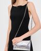Stella McCartney Stella McCartney Falabella Metallic Wallet On A Chain Silver One - 3