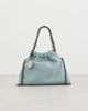 Stella McCartney Stella McCartney Falabella Mini Drawstring Bag Ice Blue One - 2