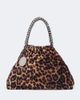 Stella McCartney Stella McCartney Falabella Mini leopard-print top-handle bag - 1
