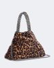 Stella McCartney Stella McCartney Falabella Mini leopard-print top-handle bag - 4