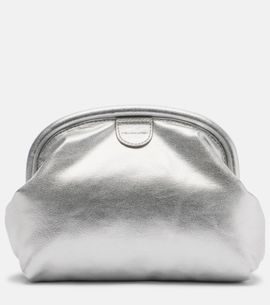 Stella McCartney Stella McCartney Falabella padded metallic clutch