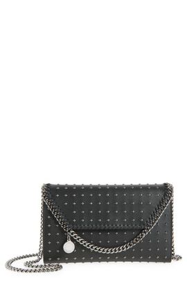 Stella McCartney Stella McCartney Falabella Rock Edition NY Faux Leather Wallet on a Chain