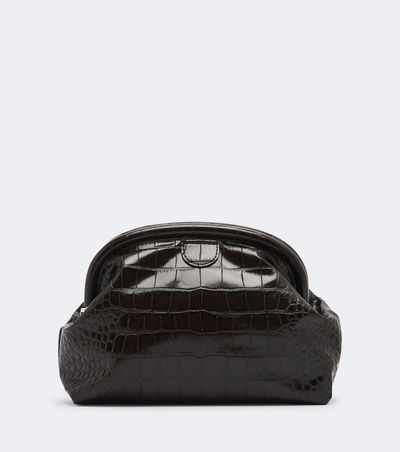 Stella McCartney Stella McCartney Falabella Small croc-effect clutch
