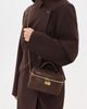 Stella McCartney Stella McCartney Falabella Vanity Case Eco Shaggy Deer Crissbody Mahogany One - 3