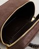 Stella McCartney Stella McCartney Falabella Vanity Case Eco Shaggy Deer Crissbody Mahogany One - 6