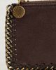 Stella McCartney Stella McCartney Falabella Zip Card Holder Mahogany One - 4