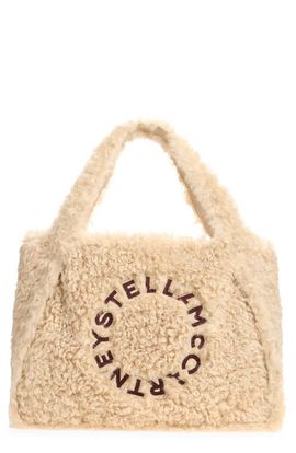 Stella McCartney Stella McCartney Faux Shearling Tote Bag