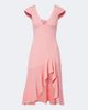Stella McCartney Stella McCartney Frill trim midi dress - 1