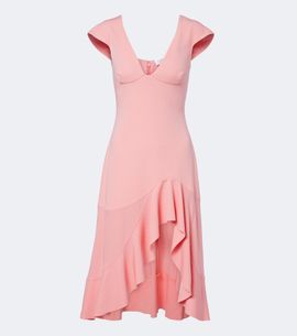 Stella McCartney Stella McCartney Frill trim midi dress