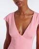 Stella McCartney Stella McCartney Frill trim midi dress - 3