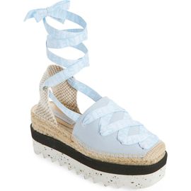 Stella McCartney Stella McCartney Gaia Logo Strap Espadrille