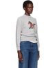 Stella McCartney Stella McCartney Gray Watercolour Horse Sweatshirt - 2