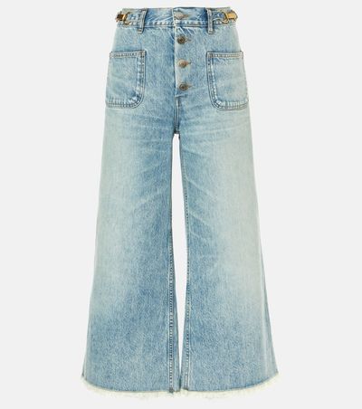 Stella McCartney Stella McCartney High-rise cropped flared jeans